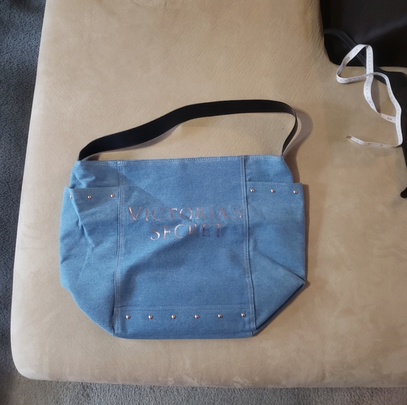Victoria's Secret Handbags - NWT Victoria's Secret denim tote bag